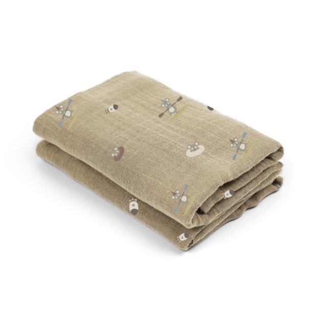 NUU Lou muslin cloth 2-pack Beige surfer