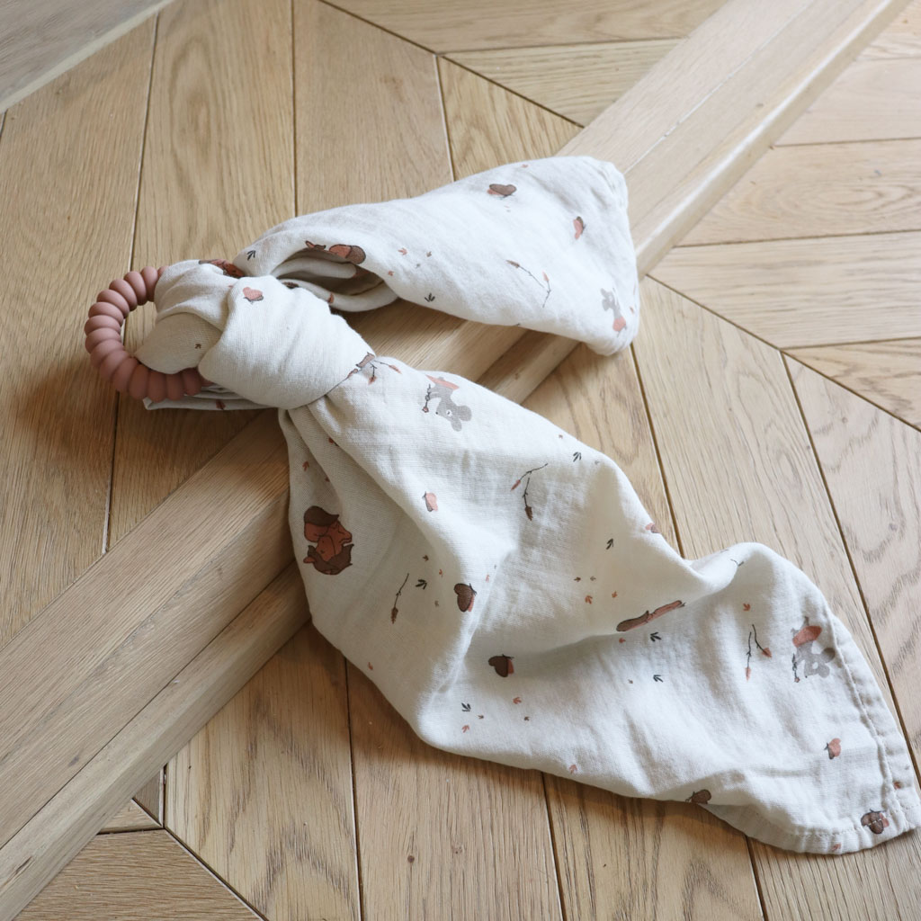 NUU Lou muslin cloth 2-pack Cream unicorn - Image 2