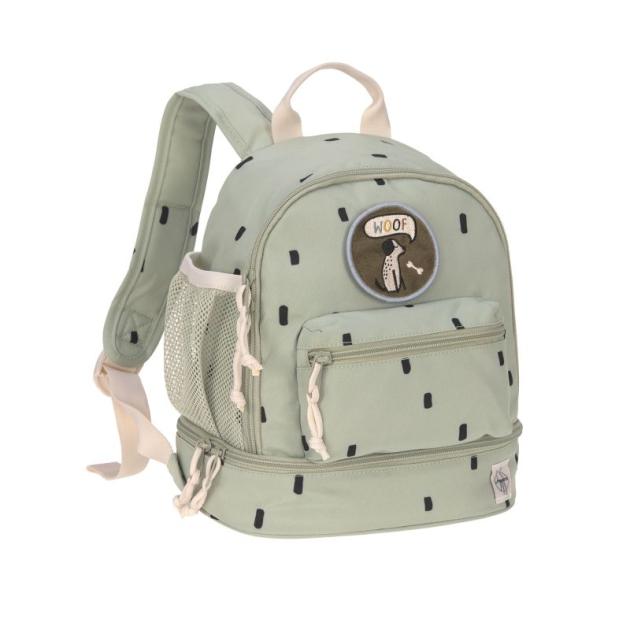 LAS Mini Backpack Happy Prints light olive