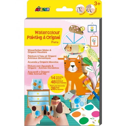 WATERCOLOUR PAINTING & ORIGAMI PETS