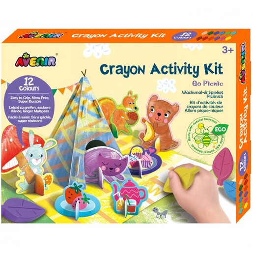 CRAYON ACTIVITY KIT-GO PICNIC