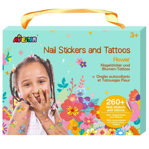 NAIL STICKER & TATTOOS - FLOWERS