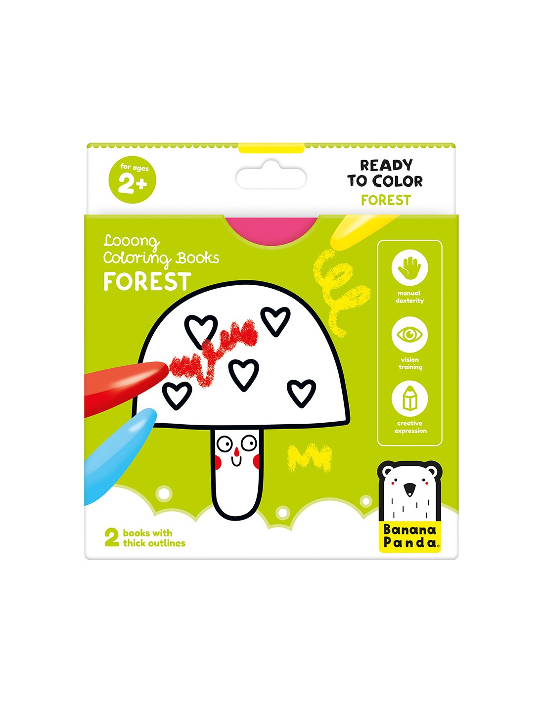 BP LONG COL BOOKS - READY TO COLOR FOREST 2+
