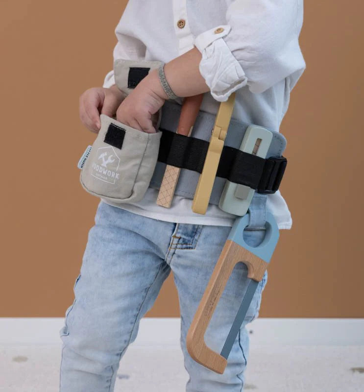 LITTLE DUTCH. Ζώνη μαστοράκου με ξύλινα εργαλεία - Image 2