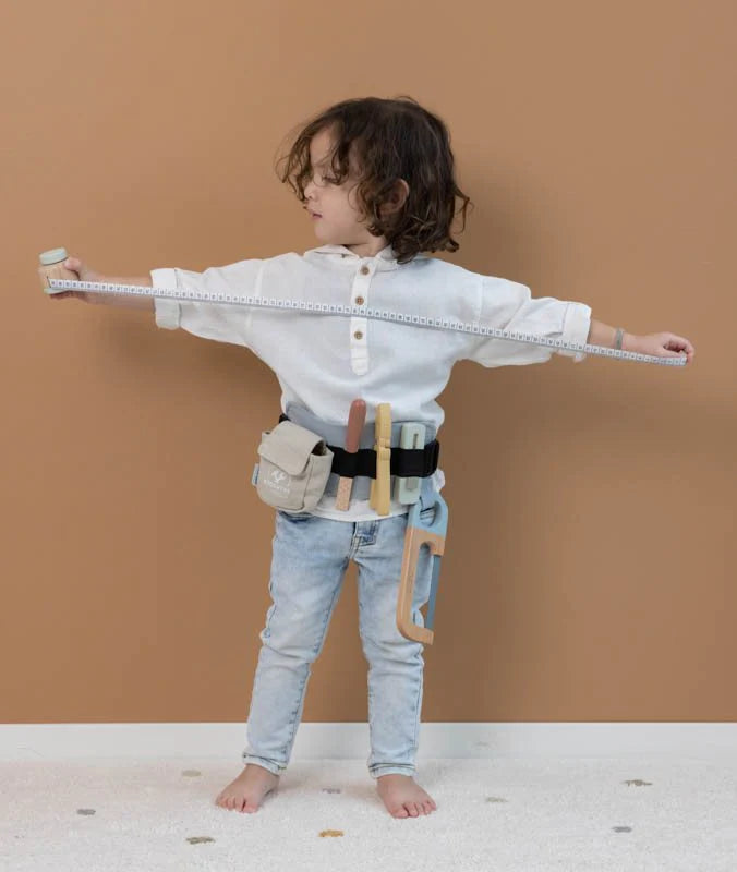 LITTLE DUTCH. Ζώνη μαστοράκου με ξύλινα εργαλεία - Image 5