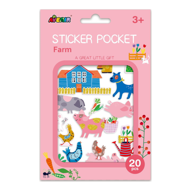 STICKER POCKET - FARM