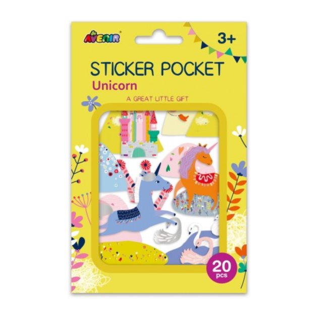 STICKER POCKET - UNICORN