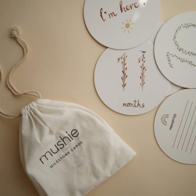 Mushie Κάρτες Αναμνήσεων Milestone Cards