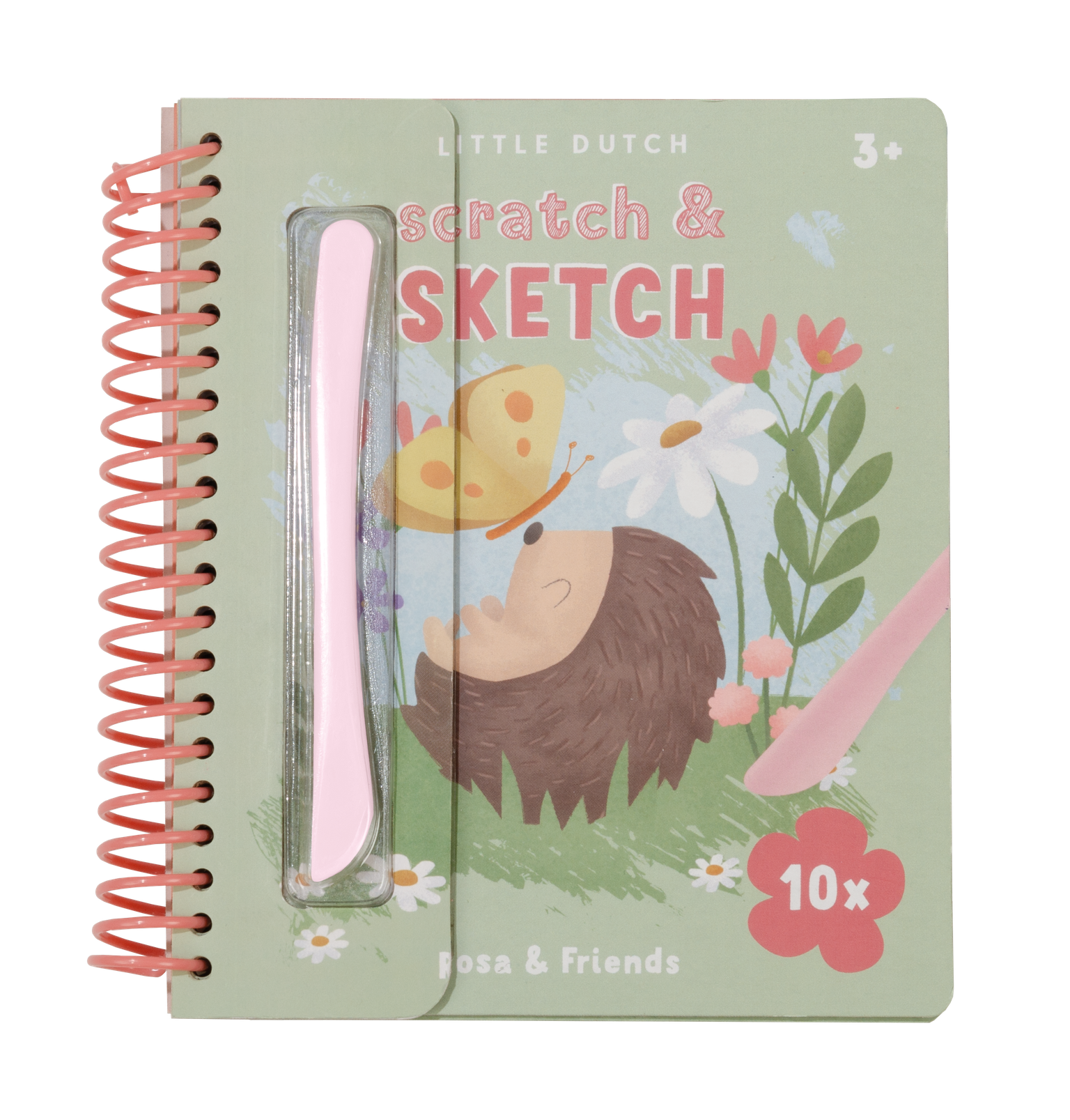 LITTLE DUTCH. Scratchbook Rosa & Friends