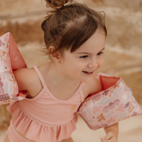 LITTLE DUTCH. Παιδικά μπρατσάκια Ocean Dreams Ροζ - Image 3