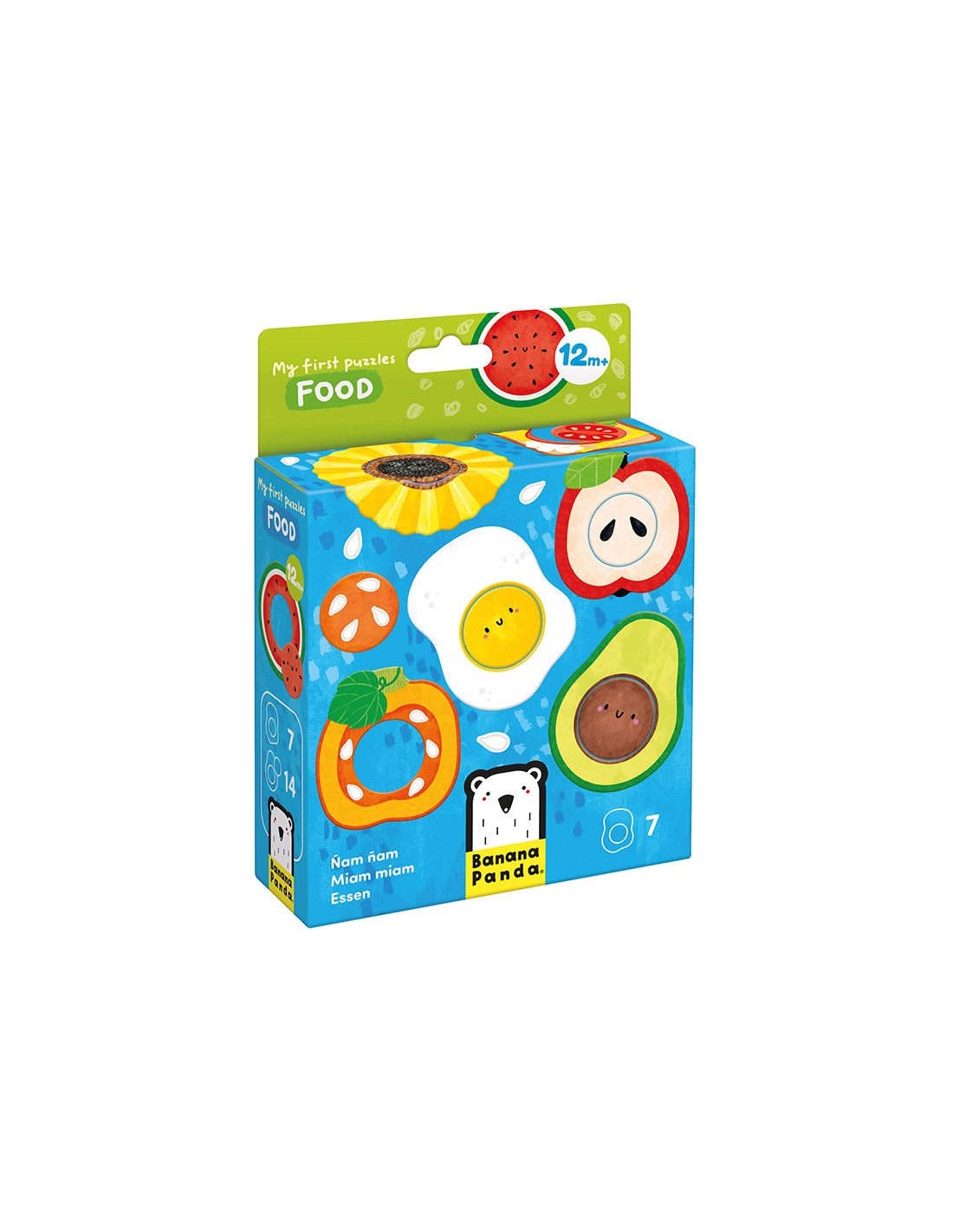 MY FIRST PUZZLES FOOD 12M+