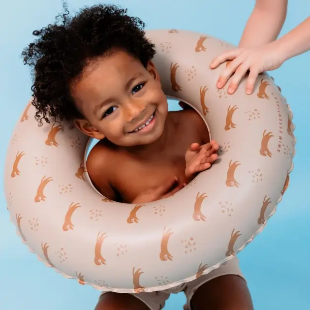 Swim Essentials: Σωσίβιο ⌀55εκ. για παιδιά από 3+ ετών - "Leopard Animal"