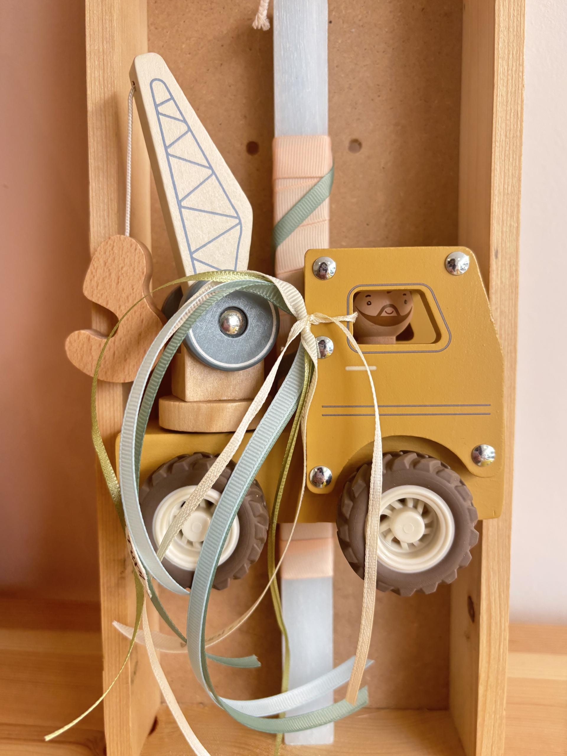 Πασχαλινή λαμπάδα Ξύλινος γερανός Little Dutch - Image 2