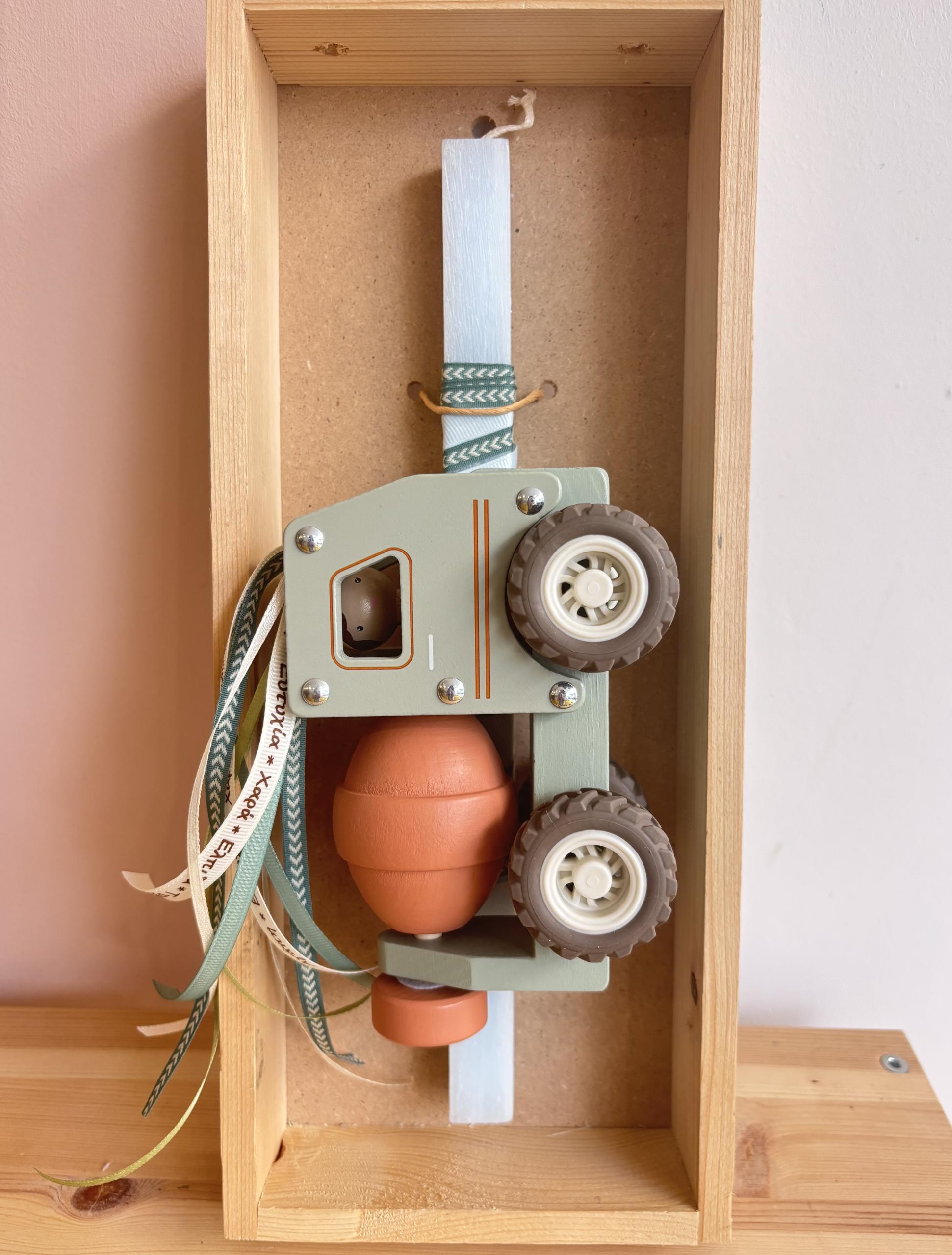 Πασχαλινή λαμπάδα Ξύλινη μπετονιέρα Little Dutch