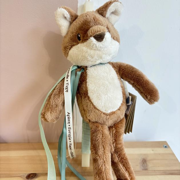 Πασχαλινή λαμπάδα Υφασμάτινη αλεπού Little Dutch