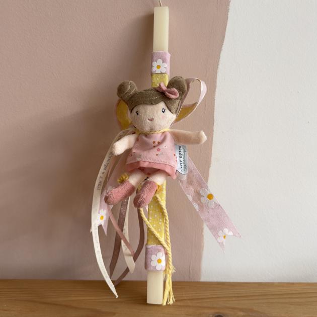 Πασχαλινή λαμπάδα Κούκλα Rosa 10 εκ Little Dutch