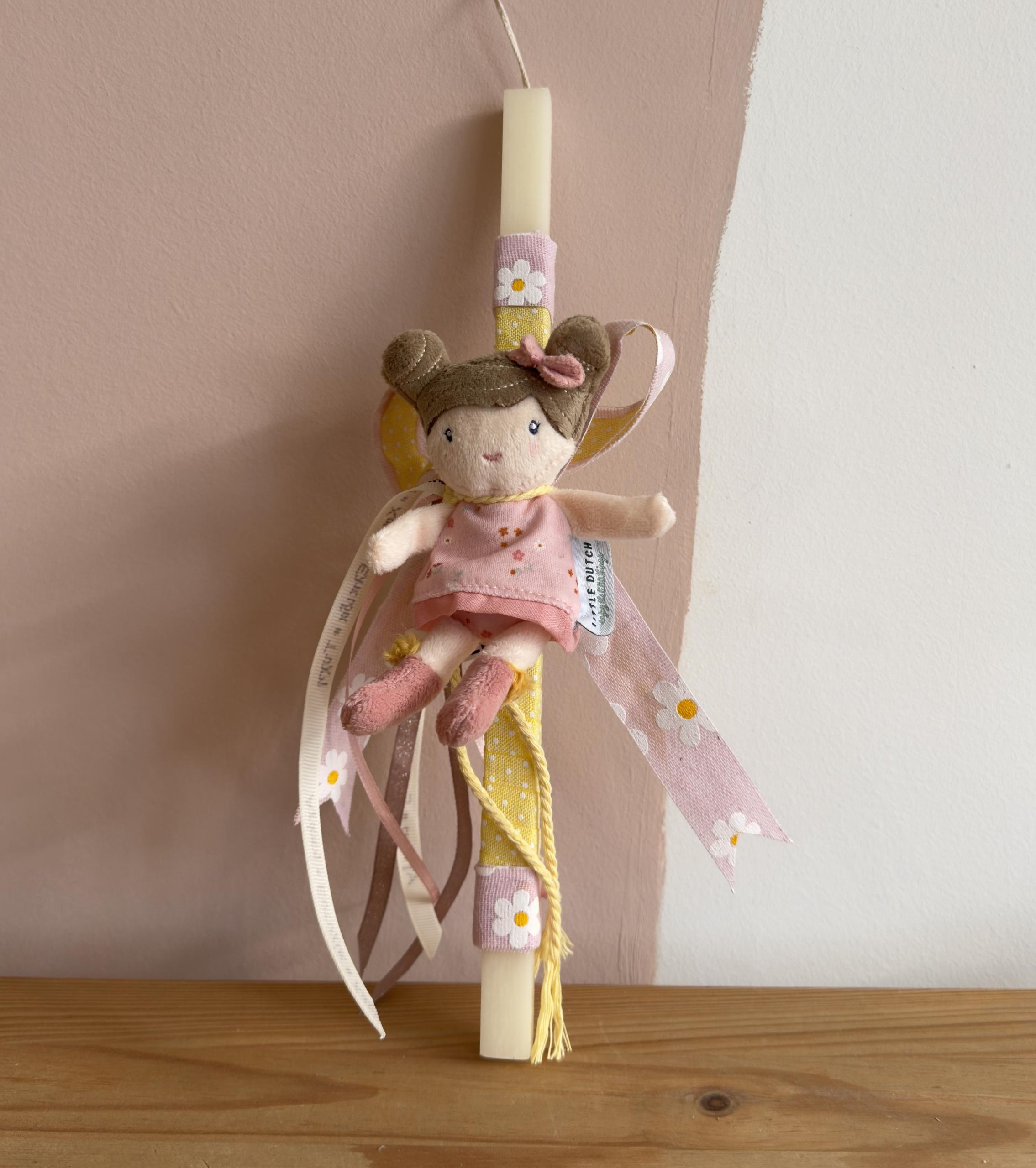 Πασχαλινή λαμπάδα Κούκλα Rosa 10 εκ Little Dutch